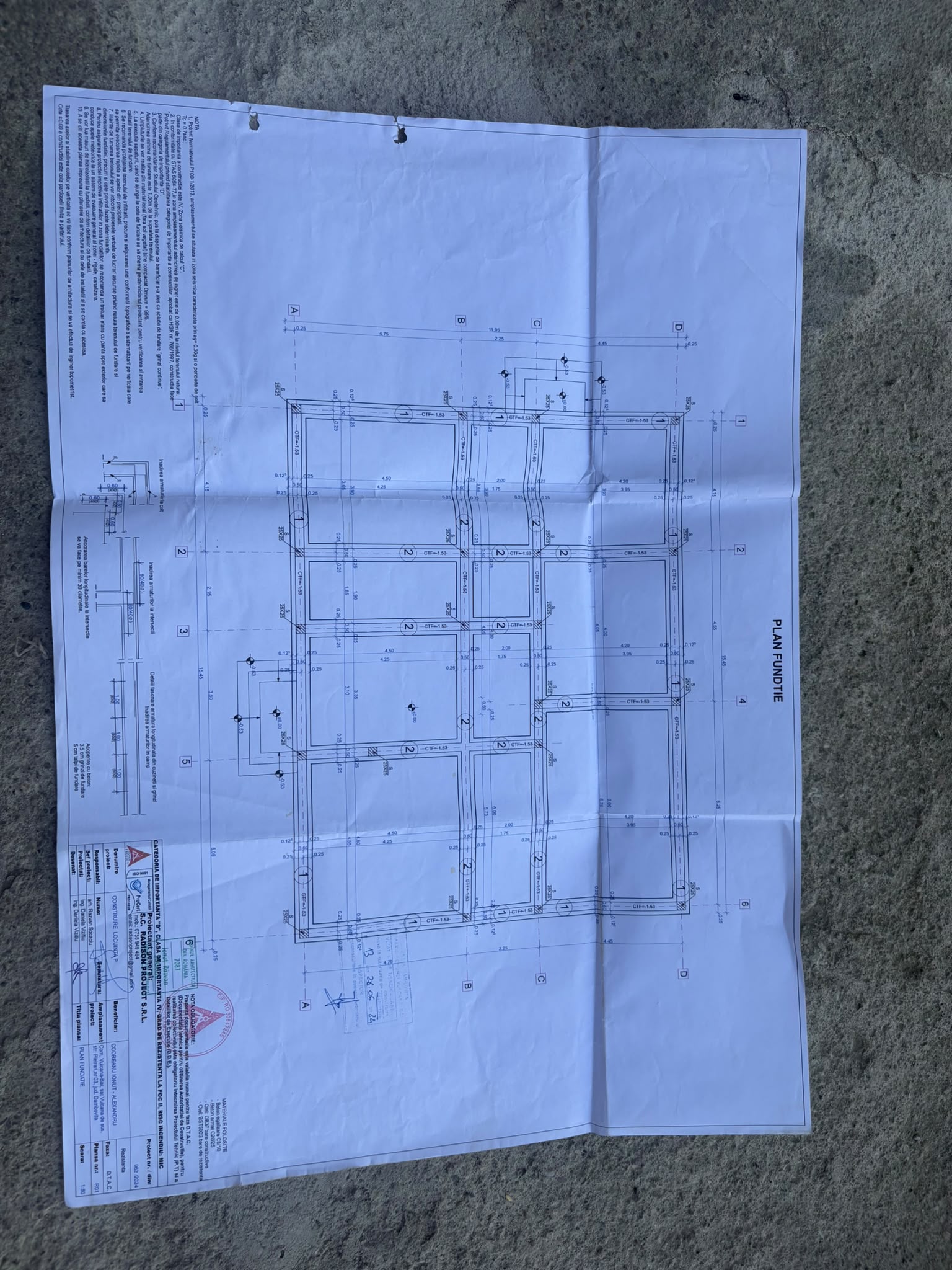 Teren intravilan 700 mp cu fundație și proiect de casă – Vulcana de Sus (12999 € negociabil)